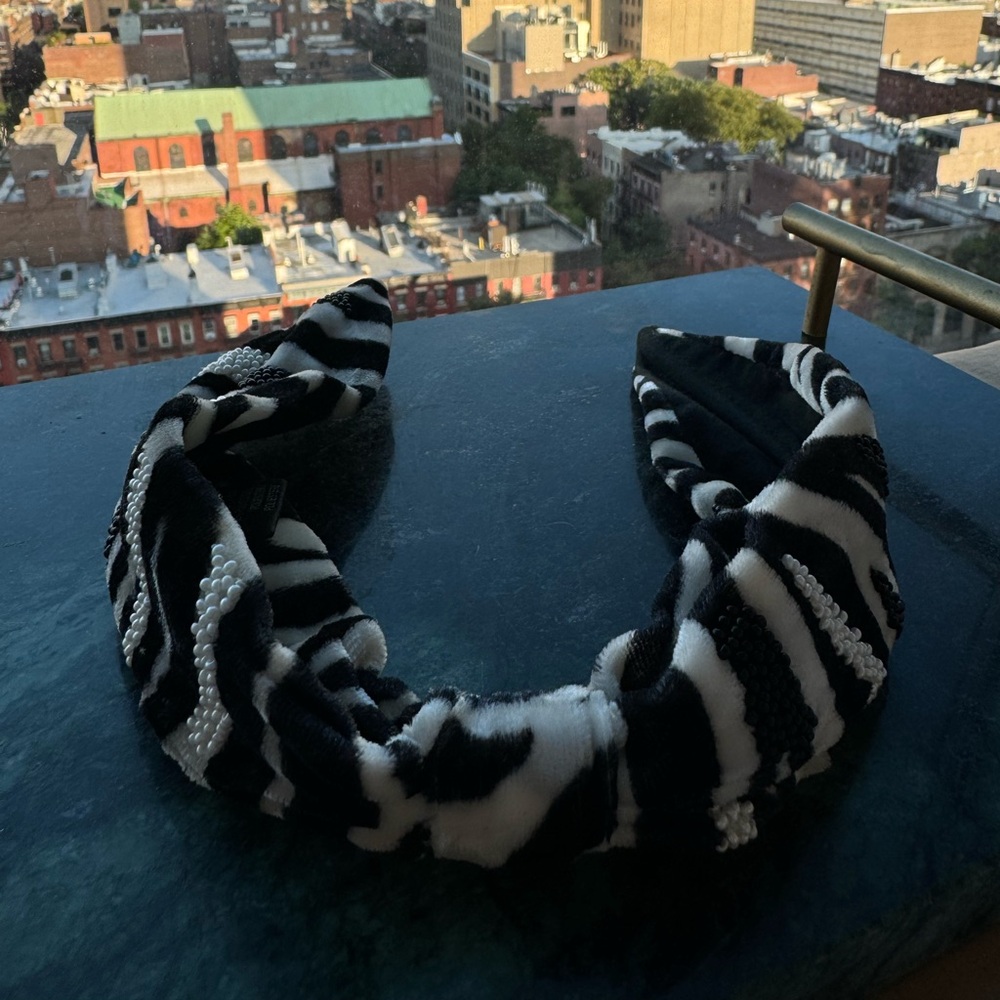 NamJosh Zebra Embellished Headband